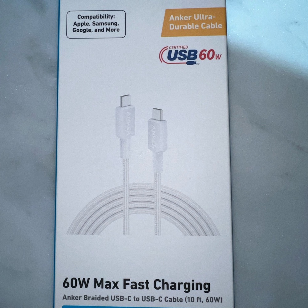 Anker High-Speed USB-C Cable - Silver